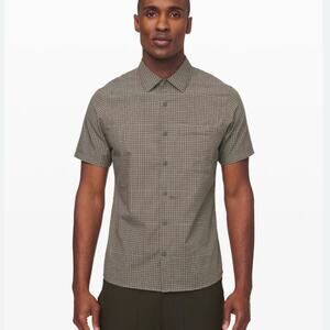 Lululemon Grid Light Short Sleeve Polo Shirt